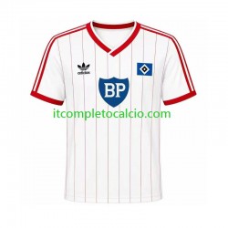 Maglia Hamburger SV 1984 Retro Divisa Home Manica Corta ,Uomo