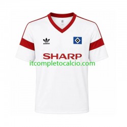 Maglia Hamburger SV 1988 Retro Divisa Home Manica Corta ,Uomo