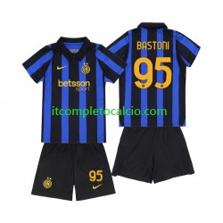 Maglia Inter Milan Alessandro Bastoni 95 Divisa Home 2026-2027 Manica Corta ,Bambino Maglia Inter Milan Alessandro Bastoni 95 Divisa Home 2026-2027 Manica Corta ,Bambino