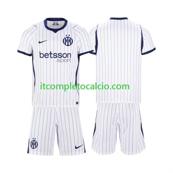 Maglia Inter Milan Divisa Away 2026-2027 Manica Corta ,Bambino
