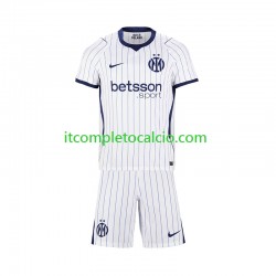 Maglia Inter Milan Divisa Away 2026-2027 Manica Corta ,Bambino