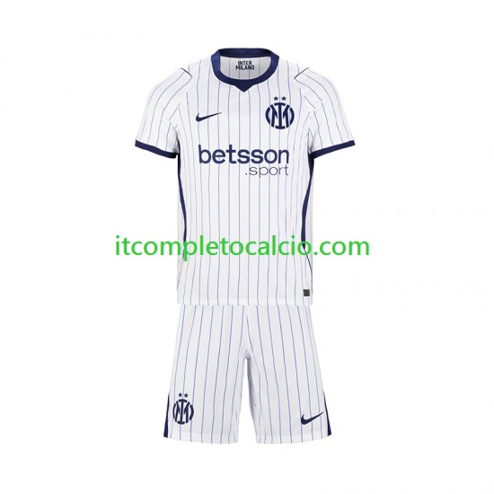Maglia Inter Milan Divisa Away 2026-2027 Manica Corta ,Bambino