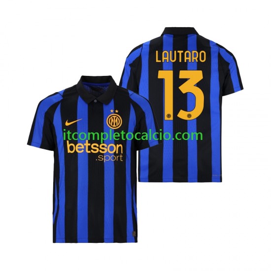 Maglia Inter Milan Lautaro Martinez 13 Divisa Home 2026-2027 Manica Corta ,Uomo