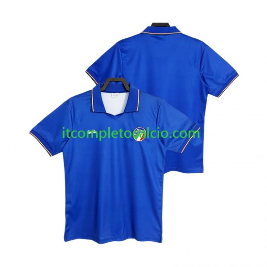 Maglia Italia 1990 Retro Divisa Home Manica Corta ,Uomo
