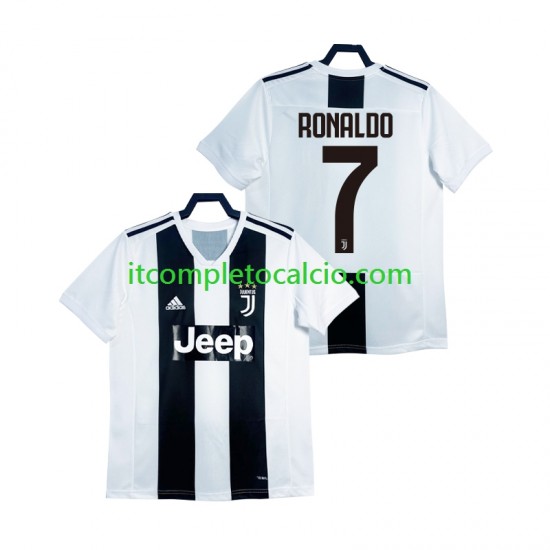 Maglia Juventus Cristiano Ronaldo 2018 2019 Retro Divisa Home Manica Corta ,Uomo Maglia Juventus Cristiano Ronaldo 2018 2019 Retro Divisa Home Manica Corta ,Uomo
