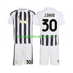 Maglia Juventus Jonathan David 30 Divisa Home 2026-2027 Manica Corta ,Bambino Maglia Juventus Jonathan David 30 Divisa Home 2026-2027 Manica Corta ,Bambino