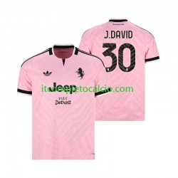 Maglia Juventus Jonathan David 30 Divisa Away 2026-2027 Manica Corta ,Uomo Maglia Juventus Jonathan David 30 Divisa Away 2026-2027 Manica Corta ,Uomo