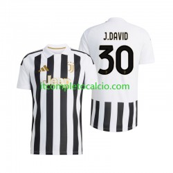 Maglia Juventus Jonathan David 30 Divisa Home 2026-2027 Manica Corta ,Uomo Maglia Juventus Jonathan David 30 Divisa Home 2026-2027 Manica Corta ,Uomo