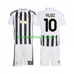 Maglia Juventus Kenan Yildiz 10 Divisa Home 2026-2027 Manica Corta ,Bambino