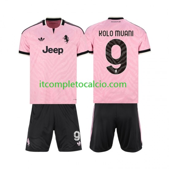 Maglia Juventus Randal Kolo Muani 9 Divisa Away 2026-2027 Manica Corta ,Bambino Maglia Juventus Randal Kolo Muani 9 Divisa Away 2026-2027 Manica Corta ,Bambino