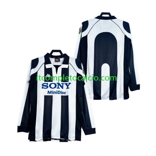Maglia Juventus 1997 Retro Divisa Home 1998 Manica Lunga ,Uomo