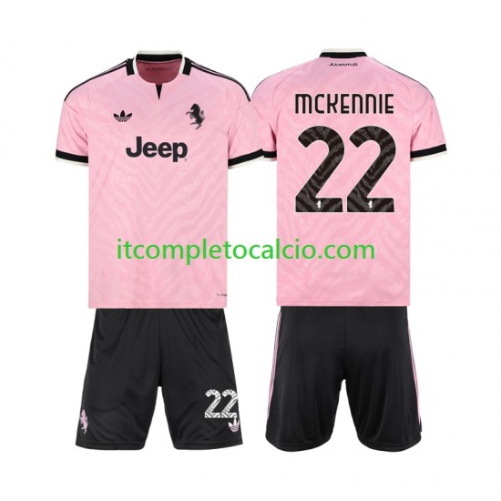 Maglia Juventus Weston McKennie 22 Divisa Away 2026-2027 Manica Corta ,Bambino Maglia Juventus Weston McKennie 22 Divisa Away 2026-2027 Manica Corta ,Bambino