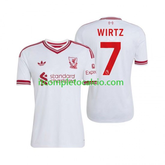 Maglia Liverpool Florian Wirtz 7 Divisa Away 2026-2027 Manica Corta ,Uomo Maglia Liverpool Florian Wirtz 7 Divisa Away 2026-2027 Manica Corta ,Uomo