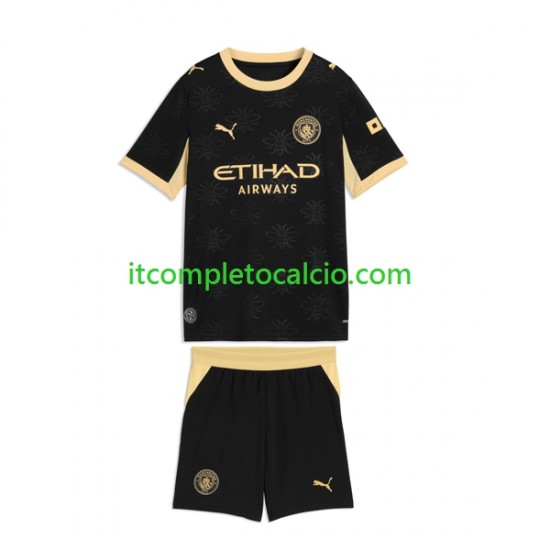 Maglia Manchester City Divisa Away 2026-2027 Manica Corta ,Bambino