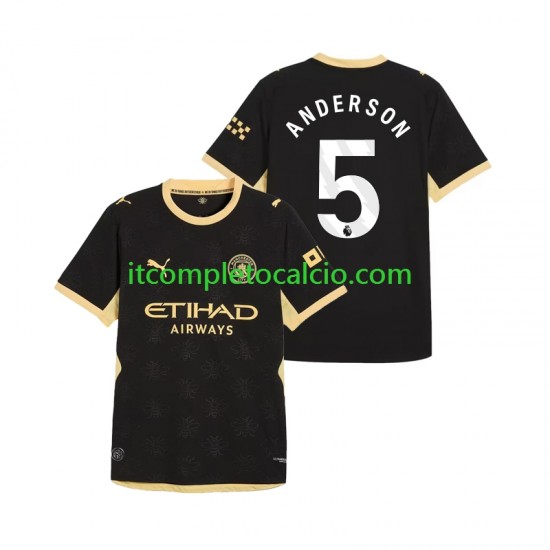 Maglia Manchester City Elliot Anderson 5 Divisa Away 2026-2027 Manica Corta ,Uomo