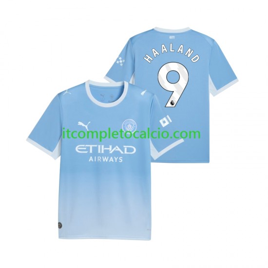 Maglia Manchester City Erling Haaland 9 Divisa Home 2026-2027 Manica Corta ,Uomo Maglia Manchester City Erling Haaland 9 Divisa Home 2026-2027 Manica Corta ,Uomo