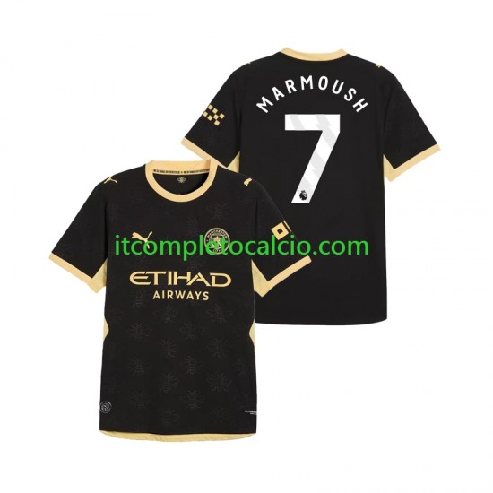 Maglia Manchester City Omar Marmoush 7 Divisa Away 2026-2027 Manica Corta ,Uomo