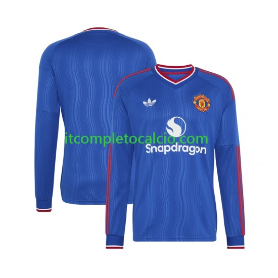 Maglia Manchester United Divisa Away 2026-2027 Manica Lunga ,Uomo Maglia Manchester United Divisa Away 2026-2027 Manica Lunga ,Uomo