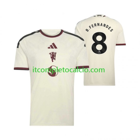 Maglia Manchester United Bruno Fernandes 8 Terza Divisa 2026-2027 Manica Corta ,Uomo Maglia Manchester United Bruno Fernandes 8 Terza Divisa 2026-2027 Manica Corta ,Uomo
