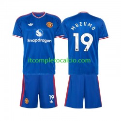 Maglia Manchester United Bryan Mbeumo 19 Divisa Away 2026-2027 Manica Corta ,Bambino Maglia Manchester United Bryan Mbeumo 19 Divisa Away 2026-2027 Manica Corta ,Bambino