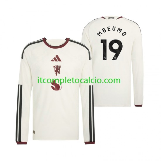 Maglia Manchester United Bryan Mbeumo 19 Terza Divisa 2026-2027 Manica Lunga ,Uomo