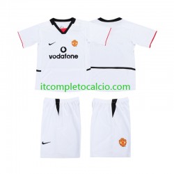 Manchester United Football Shirt 2003 Divisa Away 2002 Manica Corta ,Bambino Manchester United Football Shirt 2003 Divisa Away 2002 Manica Corta ,Bambino