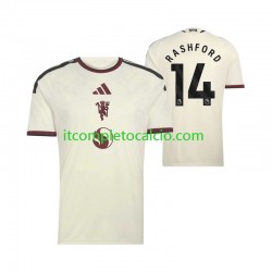 Maglia Manchester United Marcus Rashford 14 Terza Divisa 2026-2027 Manica Corta ,Uomo