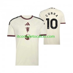 Maglia Manchester United Matheus Cunha 10 Terza Divisa 2026-2027 Manica Corta ,Uomo