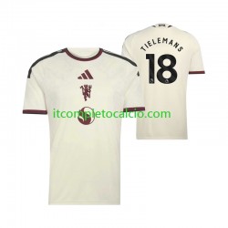 Maglia Manchester United Youri Tielemans 18 Terza Divisa 2026-2027 Manica Corta ,Uomo