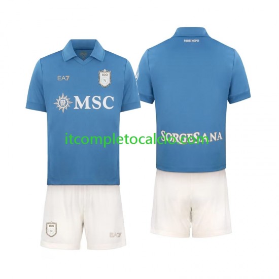 Maglia Napoli Divisa Home 2026-2027 Manica Corta ,Bambino Maglia Napoli Divisa Home 2026-2027 Manica Corta ,Bambino