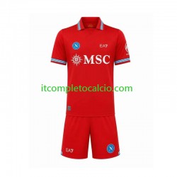 Maglia Napoli Terza Divisa 2026-2027 Manica Corta ,Bambino Maglia Napoli Terza Divisa 2026-2027 Manica Corta ,Bambino