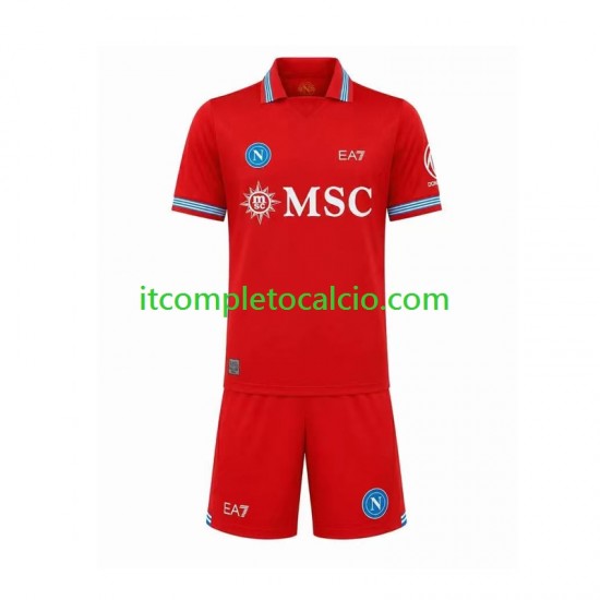 Maglia Napoli Terza Divisa 2026-2027 Manica Corta ,Bambino Maglia Napoli Terza Divisa 2026-2027 Manica Corta ,Bambino