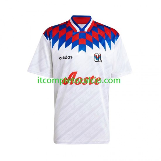 Maglia Olympique Lyonnais 1995 1996 Retro Divisa Home Manica Corta ,Uomo Maglia Olympique Lyonnais 1995 1996 Retro Divisa Home Manica Corta ,Uomo