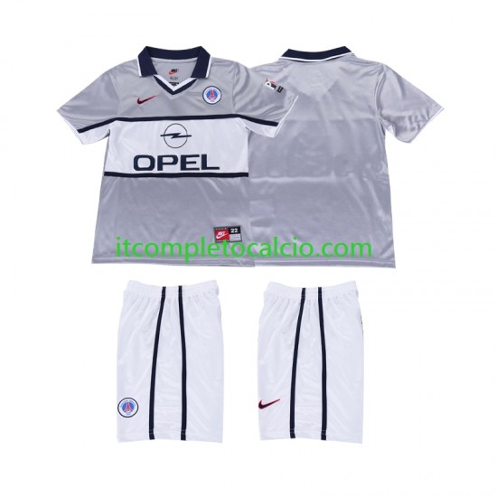 Maglia Paris Saint-Germain 2000 2001 Retro Divisa Away Manica Corta ,Bambino Maglia Paris Saint-Germain 2000 2001 Retro Divisa Away Manica Corta ,Bambino