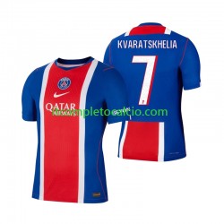 Maglia Paris Saint-Germain Khvicha Kvaratskhelia 7 Divisa Home 2026-2027 Manica Corta ,Uomo