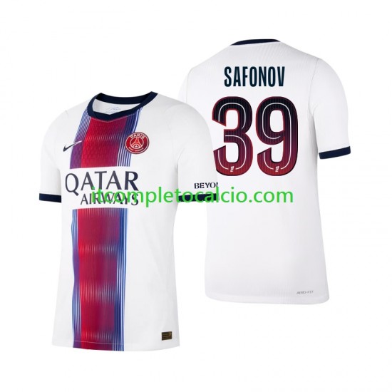 Maglia Paris Saint-Germain Matvey Safonov 39 Divisa Away 2026-2027 Manica Corta ,Uomo