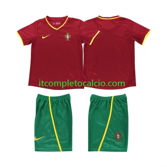 Maglia Portogallo Retro Divisa Home 2002 Manica Corta ,Bambino Maglia Portogallo Retro Divisa Home 2002 Manica Corta ,Bambino