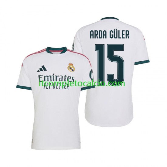 Maglia Real Madrid Arda Guler 15 Divisa Home 2026-2027 Manica Corta ,Uomo Maglia Real Madrid Arda Guler 15 Divisa Home 2026-2027 Manica Corta ,Uomo