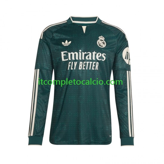 Maglia Real Madrid Divisa Away 2026-2027 Manica Lunga ,Uomo