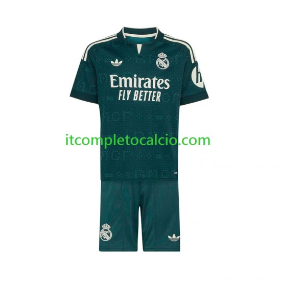 Maglia Real Madrid Divisa Away 2026-2027 Manica Corta ,Bambino