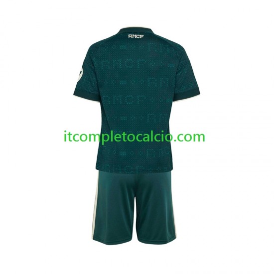 Maglia Real Madrid Divisa Away 2026-2027 Manica Corta ,Bambino