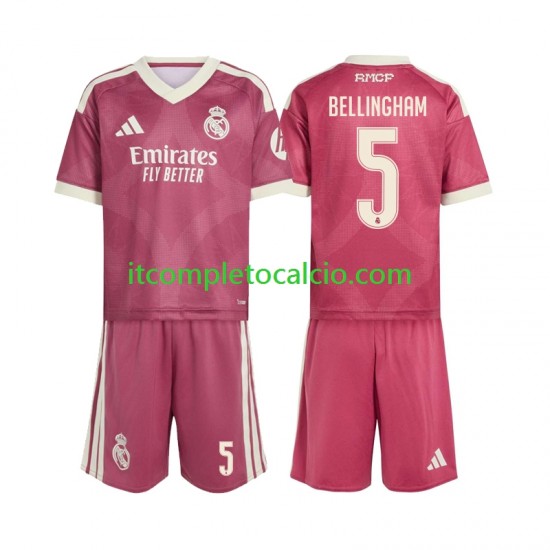 Maglia Real Madrid Jude Bellingham 5 Terza Divisa 2026-2027 Manica Corta ,Bambino Maglia Real Madrid Jude Bellingham 5 Terza Divisa 2026-2027 Manica Corta ,Bambino