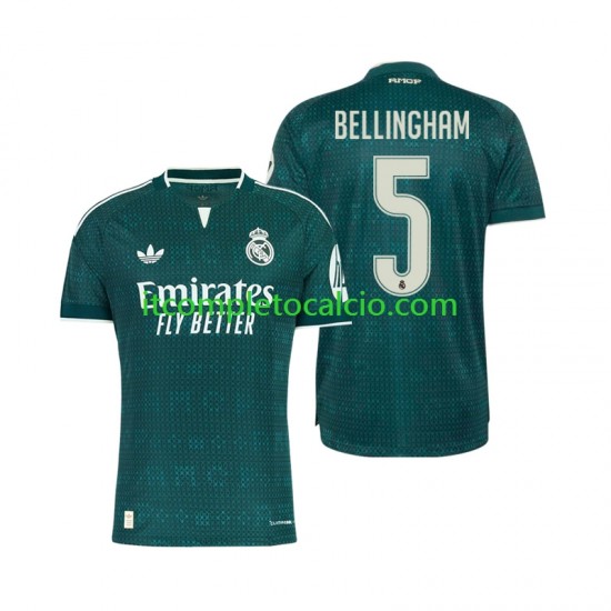 Maglia Real Madrid Jude Bellingham 5 Divisa Away 2026-2027 Manica Corta ,Uomo