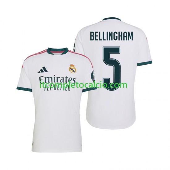 Maglia Real Madrid Jude Bellingham 5 Divisa Home 2026-2027 Manica Corta ,Uomo