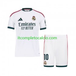 Maglia Real Madrid Mbappé Kylian 10 Divisa Home 2026-2027 Manica Corta ,Bambino