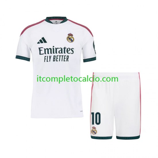 Maglia Real Madrid Mbappé Kylian 10 Divisa Home 2026-2027 Manica Corta ,Bambino