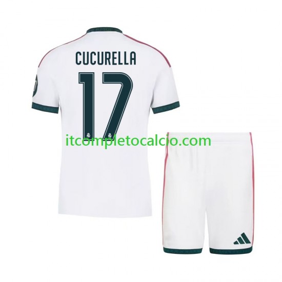 Maglia Real Madrid Marc Cucurella 17 Divisa Home 2026-2027 Manica Corta ,Bambino Maglia Real Madrid Marc Cucurella 17 Divisa Home 2026-2027 Manica Corta ,Bambino