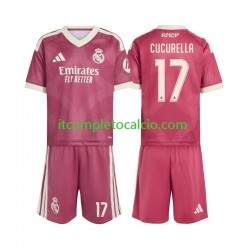 Maglia Real Madrid Marc Cucurella 17 Terza Divisa 2026-2027 Manica Corta ,Bambino Maglia Real Madrid Marc Cucurella 17 Terza Divisa 2026-2027 Manica Corta ,Bambino