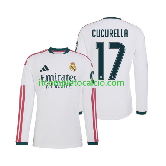 Maglia Real Madrid Marc Cucurella 17 Divisa Home 2026-2027 Manica Lunga ,Uomo Maglia Real Madrid Marc Cucurella 17 Divisa Home 2026-2027 Manica Lunga ,Uomo
