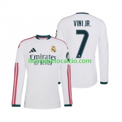 Maglia Real Madrid Vinicius Junior 7 Divisa Home 2026-2027 Manica Lunga ,Uomo